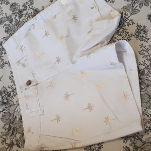 a.n.a Palm Tree Print Chino Shorts